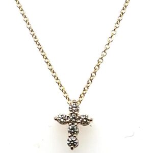 Diamond Baby Cross Pendant