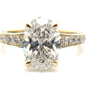 Tapered Pave Diamond Band Ring