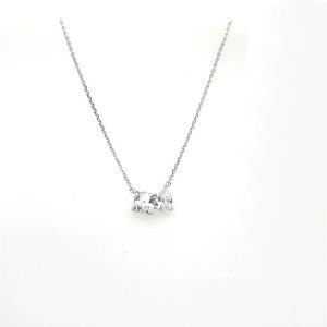You and Me CZ Necklace